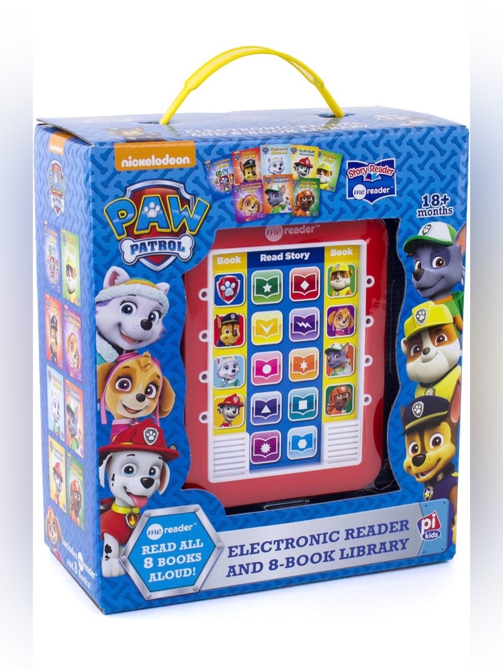 Nickelodeon Paw Patrol Me Reader Electronic Reader + 8 Sound Book Library - Picture 2 of 5